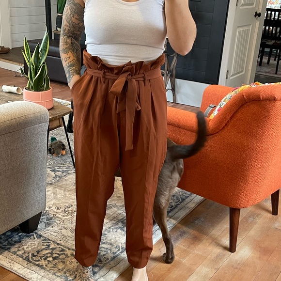 Dark orange trouser/pants forever 21 - Picture 1 of 5